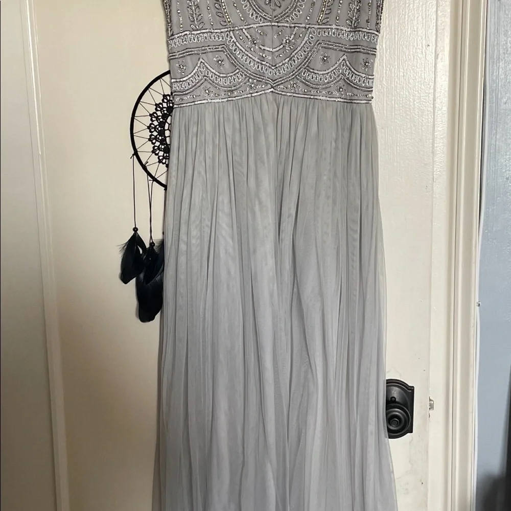 NWOT BHLDN BEADED GOWN, size 8 - Picture 3 of 14